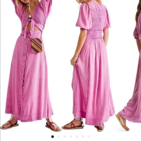 Free People String Of Hearts Maxi Dress - Picture 2 of 8